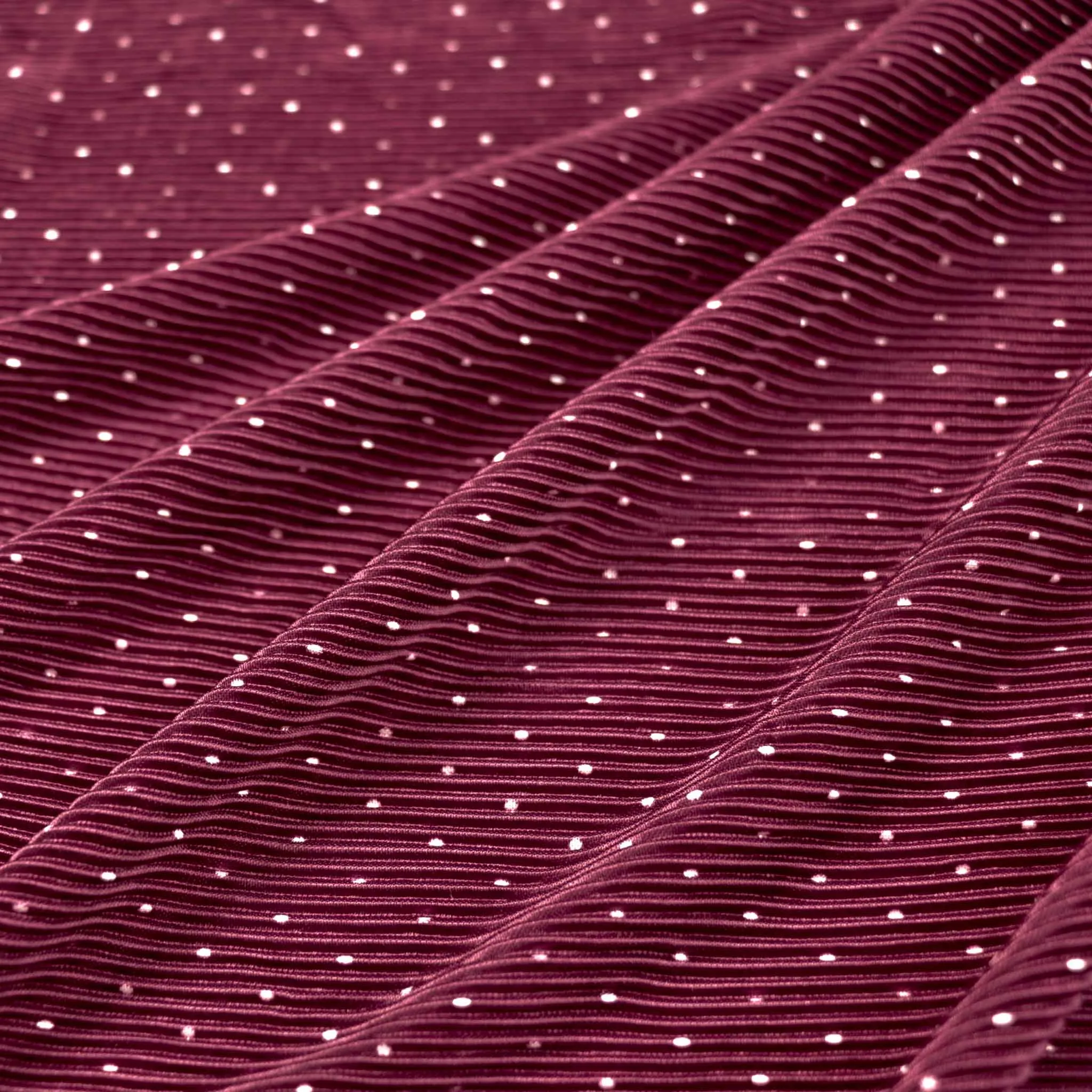 Plisse Fabric -Plum purple