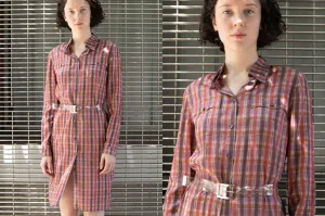 PRADA PLAID DRESS