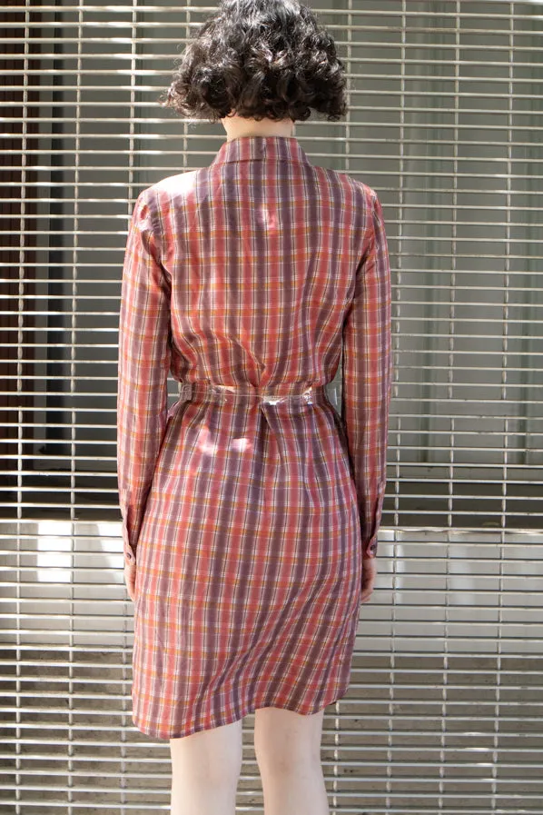 PRADA PLAID DRESS