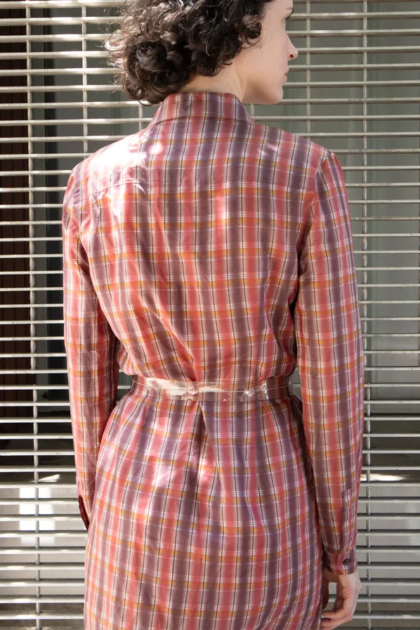PRADA PLAID DRESS