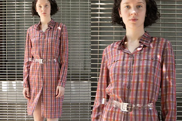PRADA PLAID DRESS