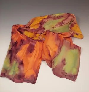 "Harvest" Silk Scarf