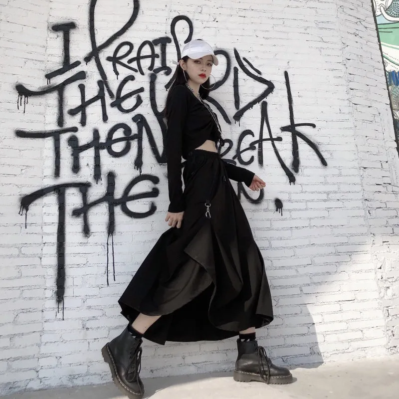 "METAL LOCK" SKIRT S031201