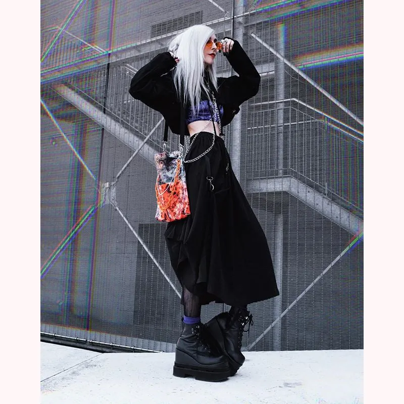 "METAL LOCK" SKIRT S031201