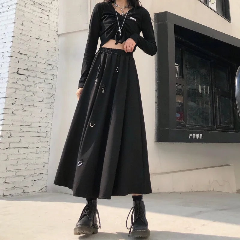 "METAL LOCK" SKIRT S031201