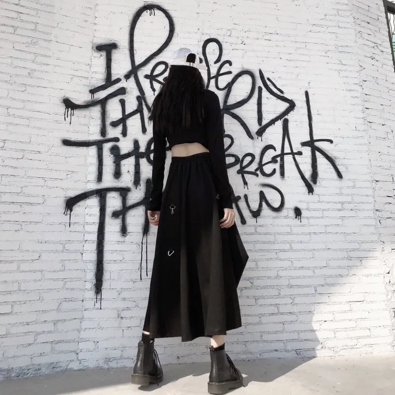 "METAL LOCK" SKIRT S031201