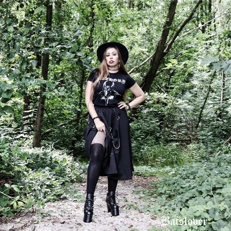 "METAL LOCK" SKIRT S031201