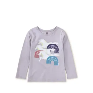 Rainbows & Horses Graphic Tee - Urchin Purple
