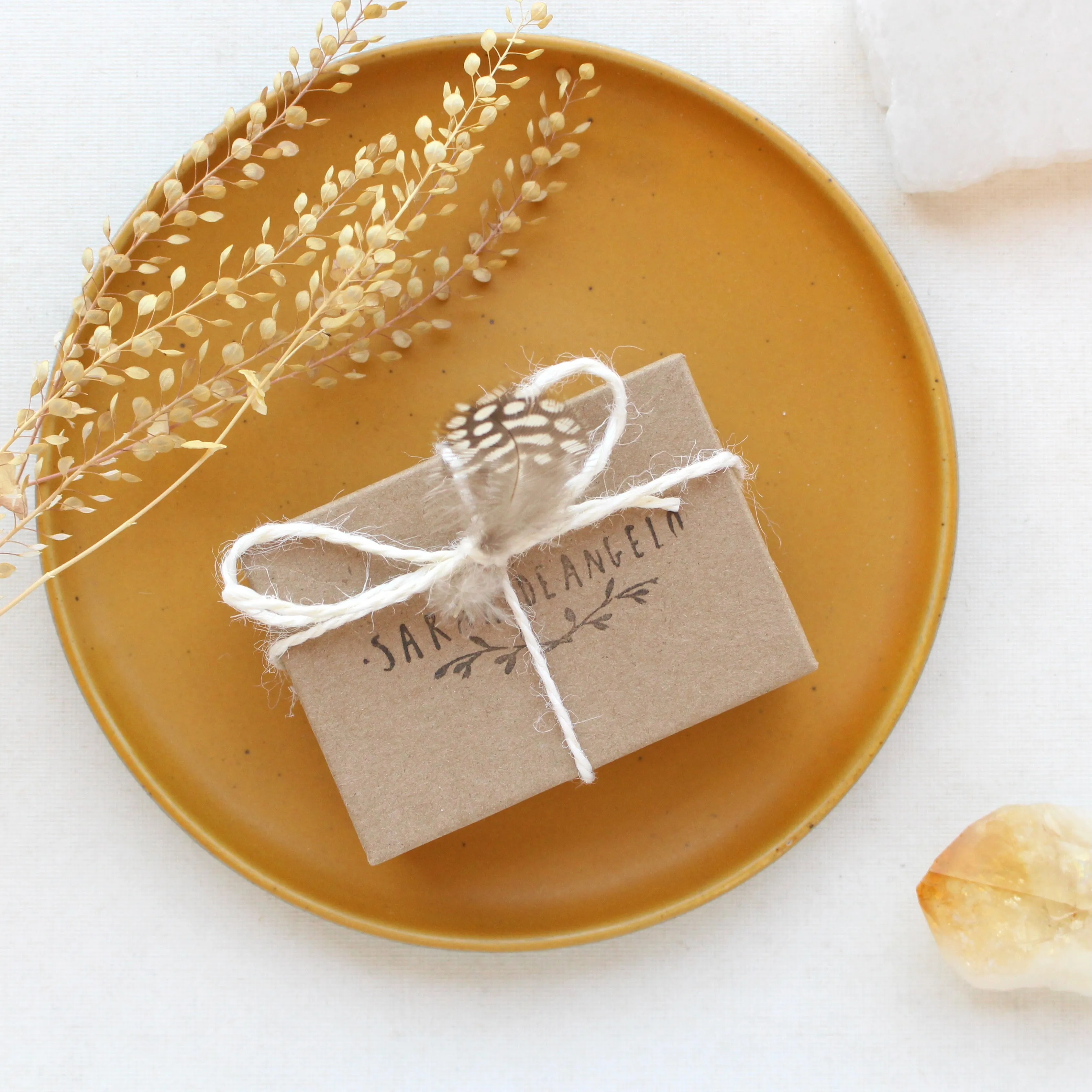 Raw Silk Textured Gold Disc Earrings
