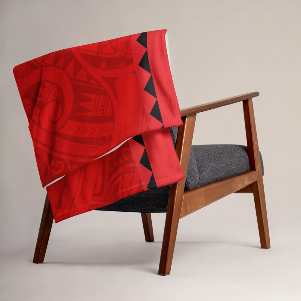 Red Raider Throw Blanket "50x"60