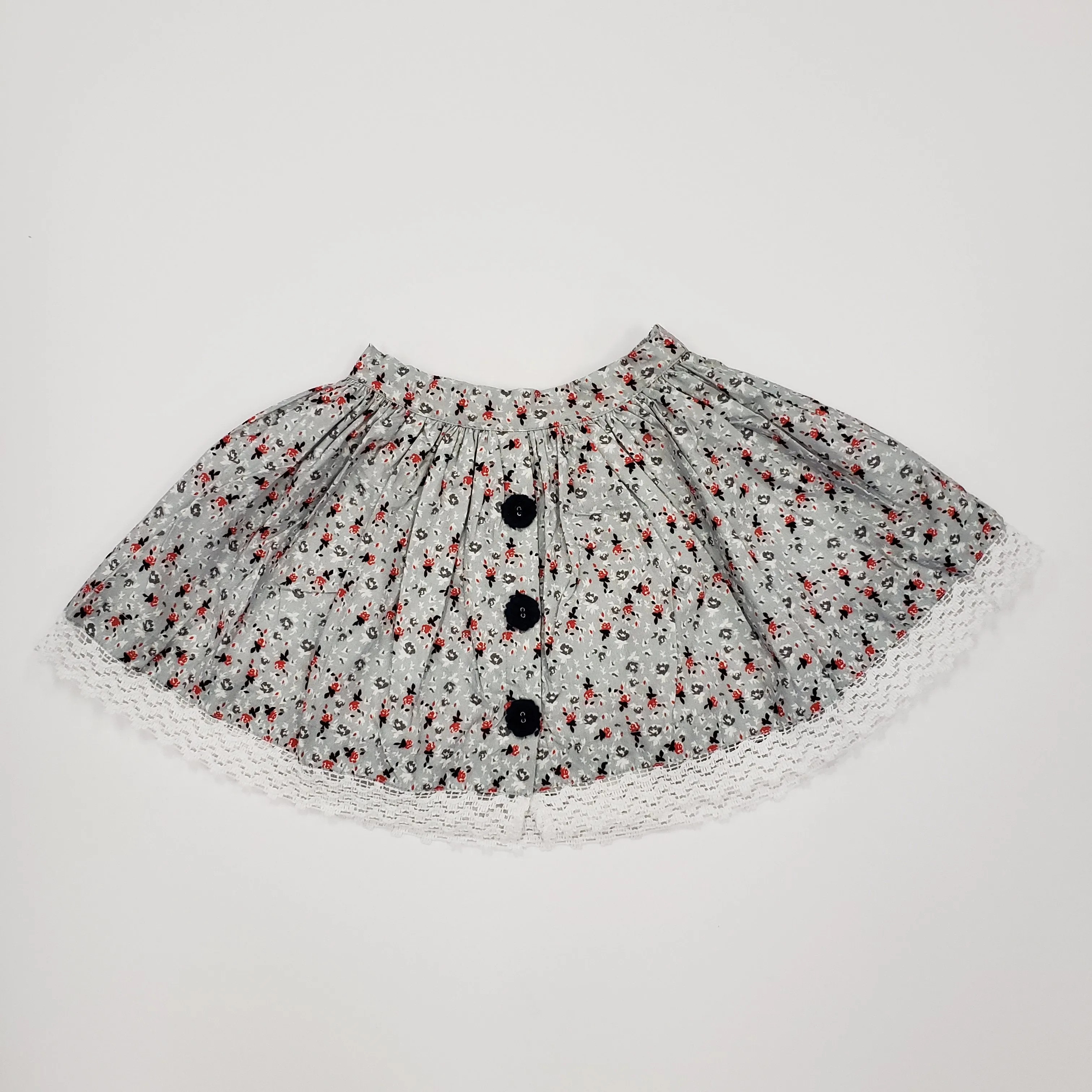 Ren & Rouge Iris Print Cotton Skirt
