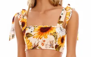 Rhea Crop-Cooper Skirt ::RET