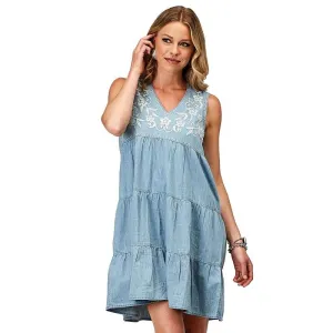 Roper Dress Womens Studio West Collection Sleeveless