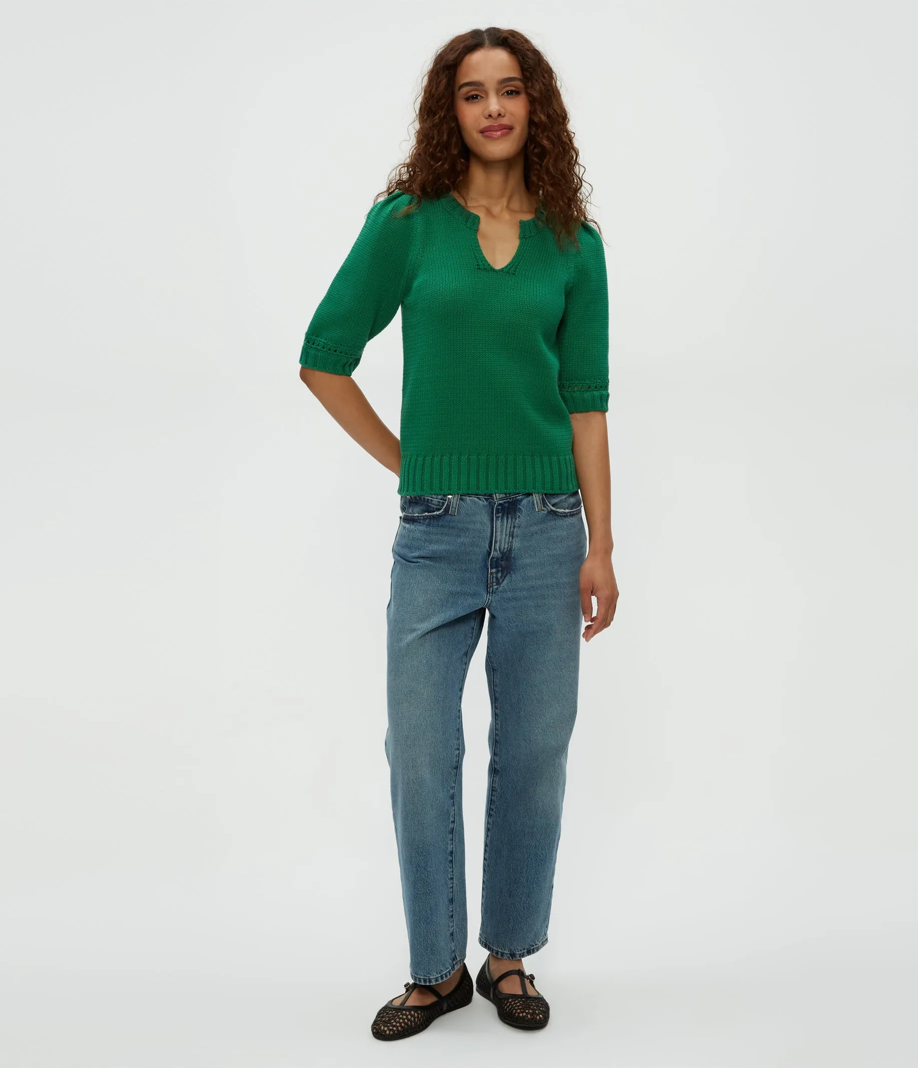 Rosanna Puff Sleeve Sweater