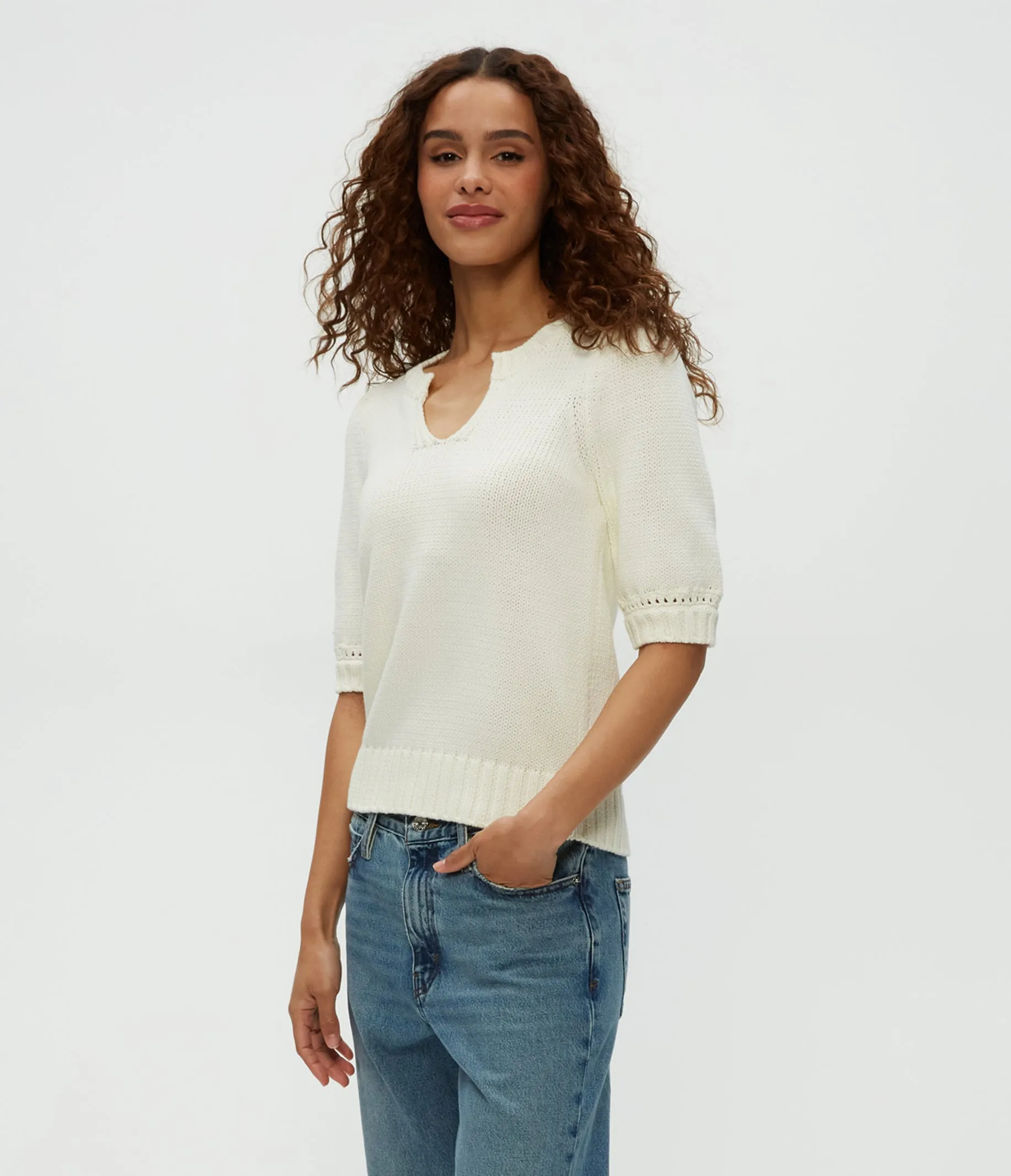 Rosanna Puff Sleeve Sweater