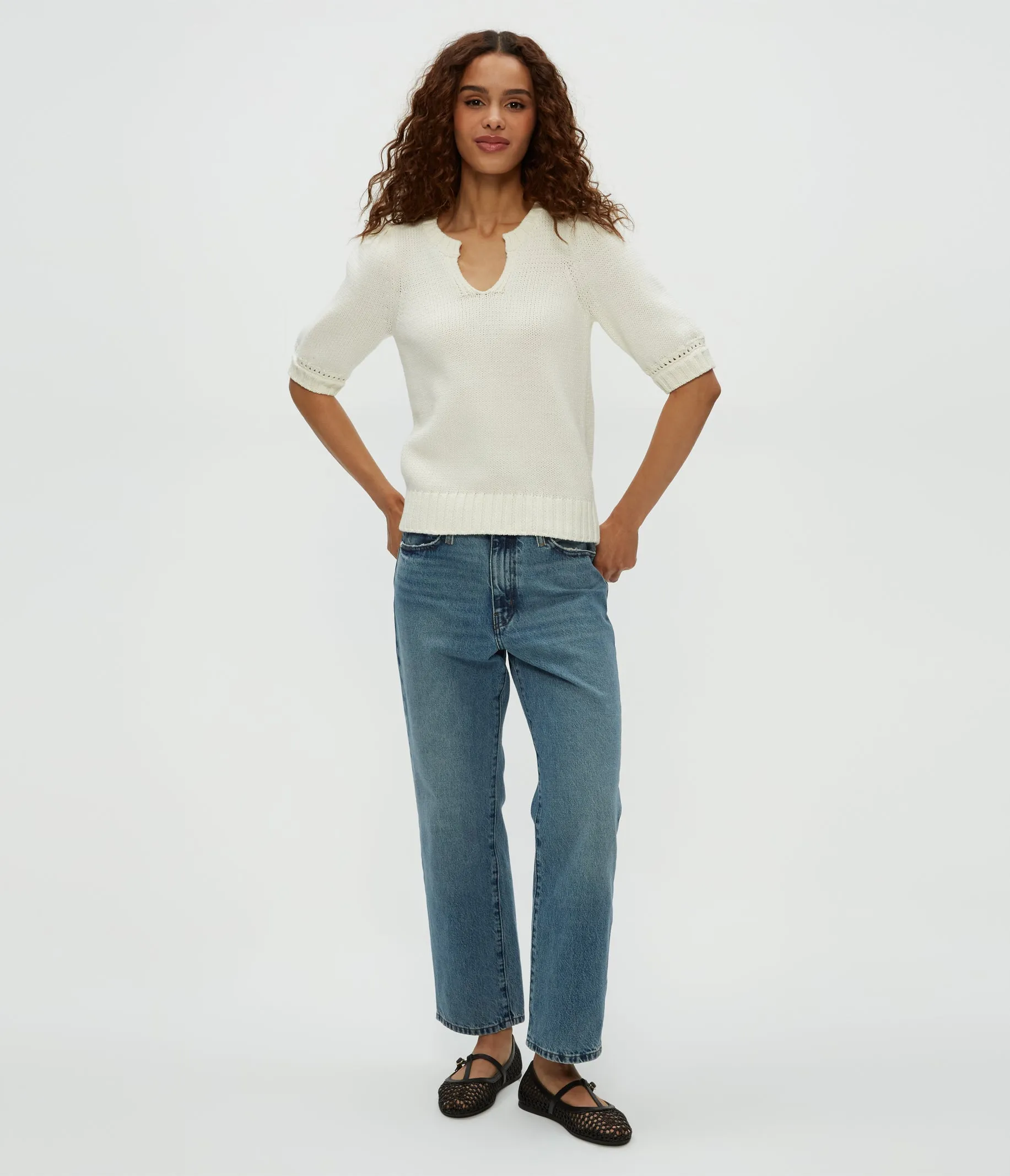 Rosanna Puff Sleeve Sweater