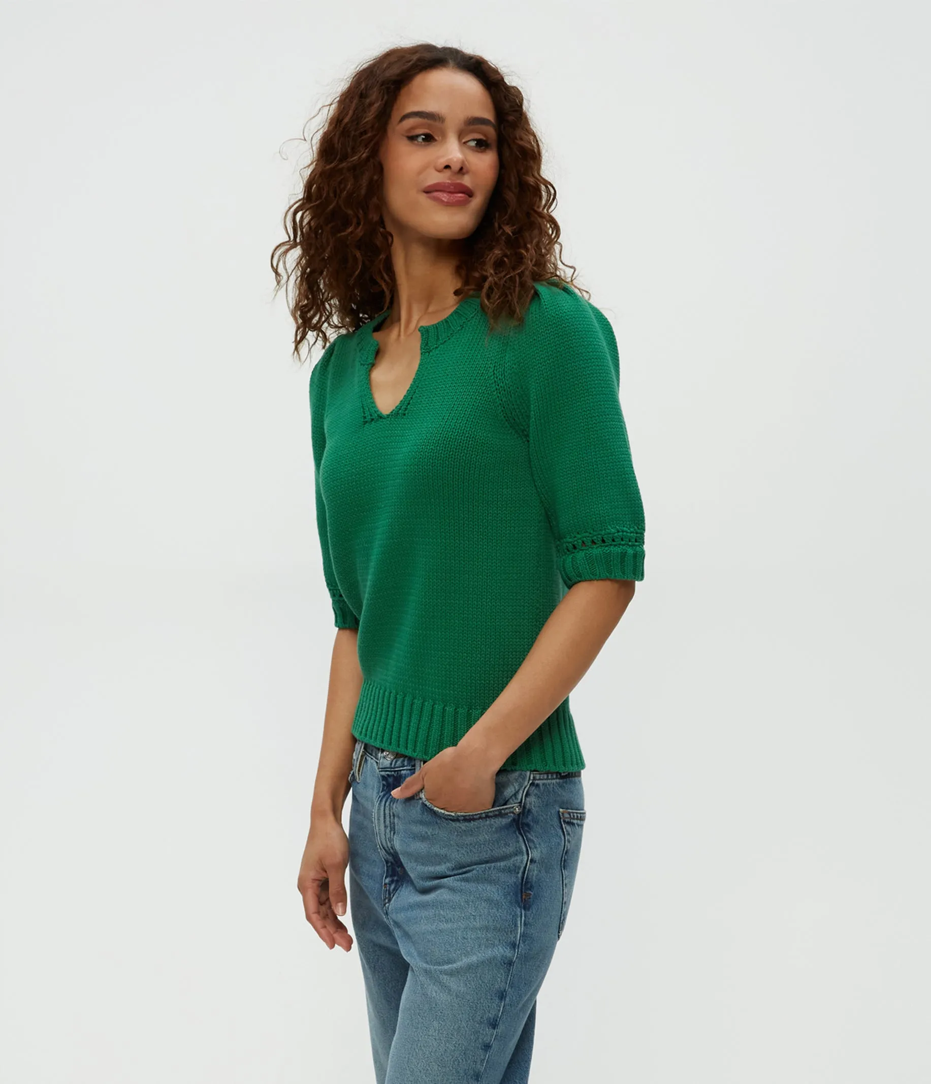 Rosanna Puff Sleeve Sweater