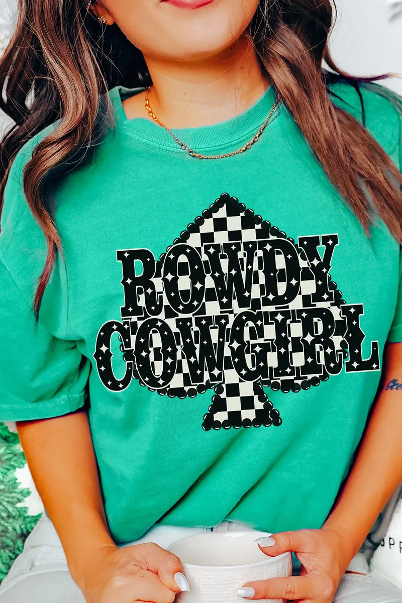 Rowdy Cowgirl Comfort Colors Adult Ring-Spun Cotton Tee