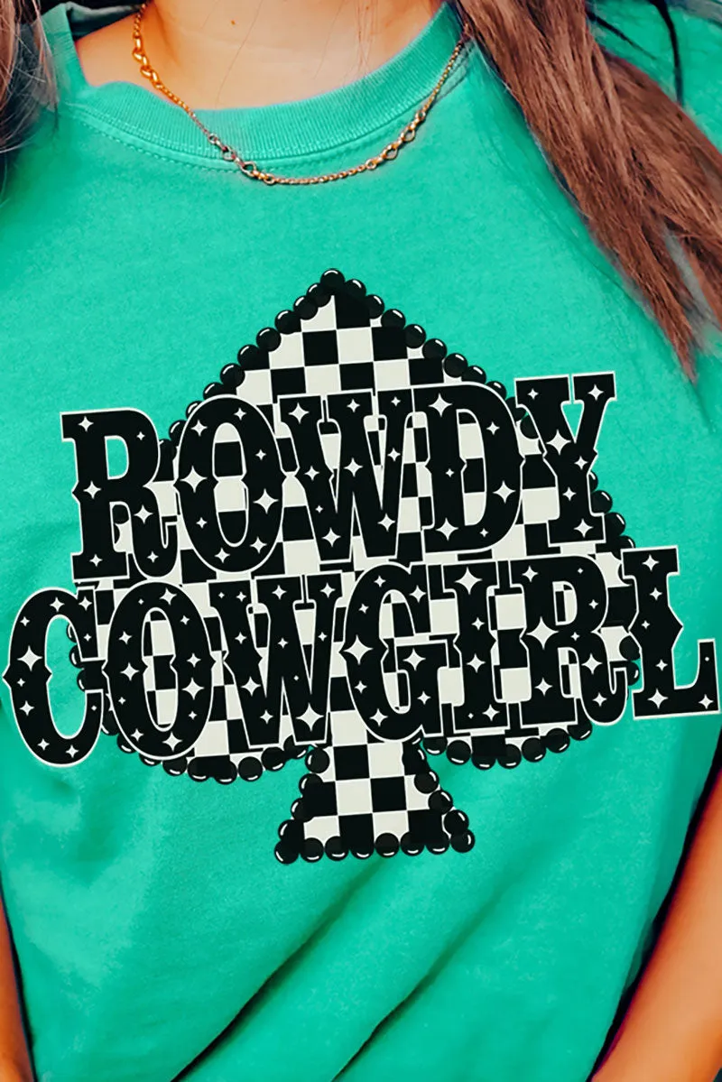 Rowdy Cowgirl Comfort Colors Adult Ring-Spun Cotton Tee