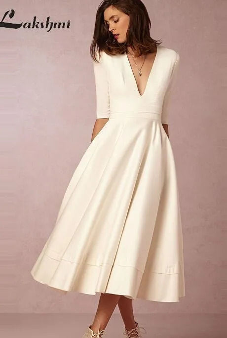 Roycebridal 2024 Wedding Dress Half Sleeves Vintage Bridal Gown