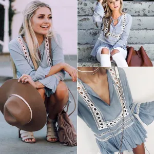 Ruffled Boho Blouse
