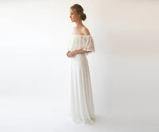 Ruffled Crinkle Dress #1229