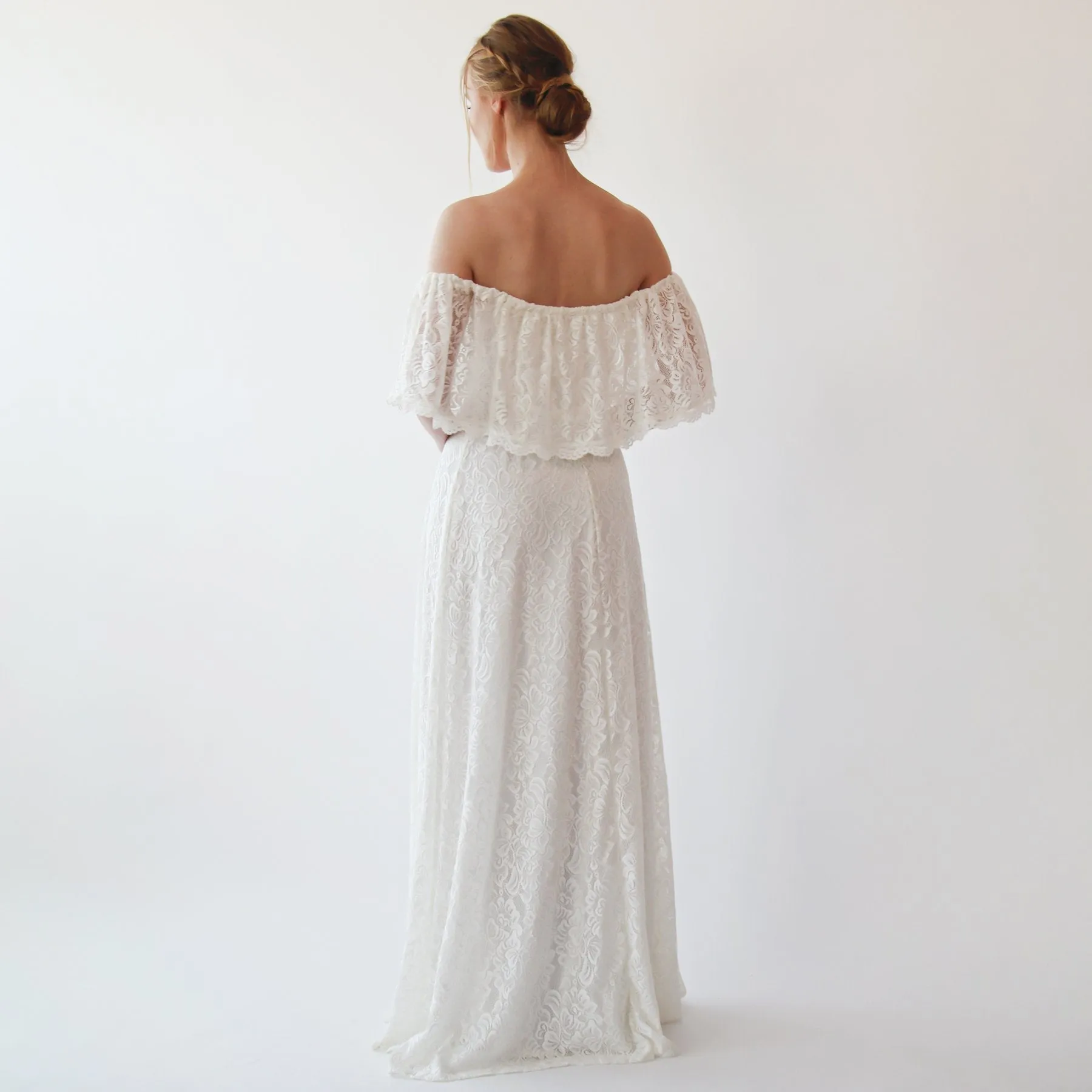 Ruffled Crinkle Dress #1229