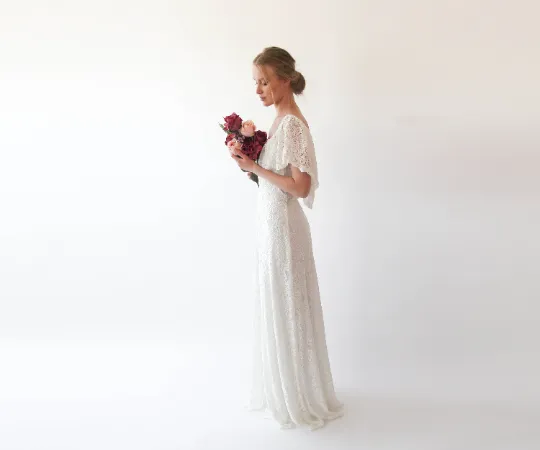 Ruffled Crinkle Dress #1229