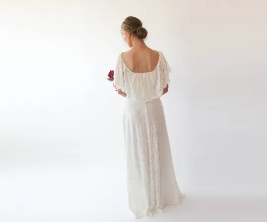 Ruffled Crinkle Dress #1229