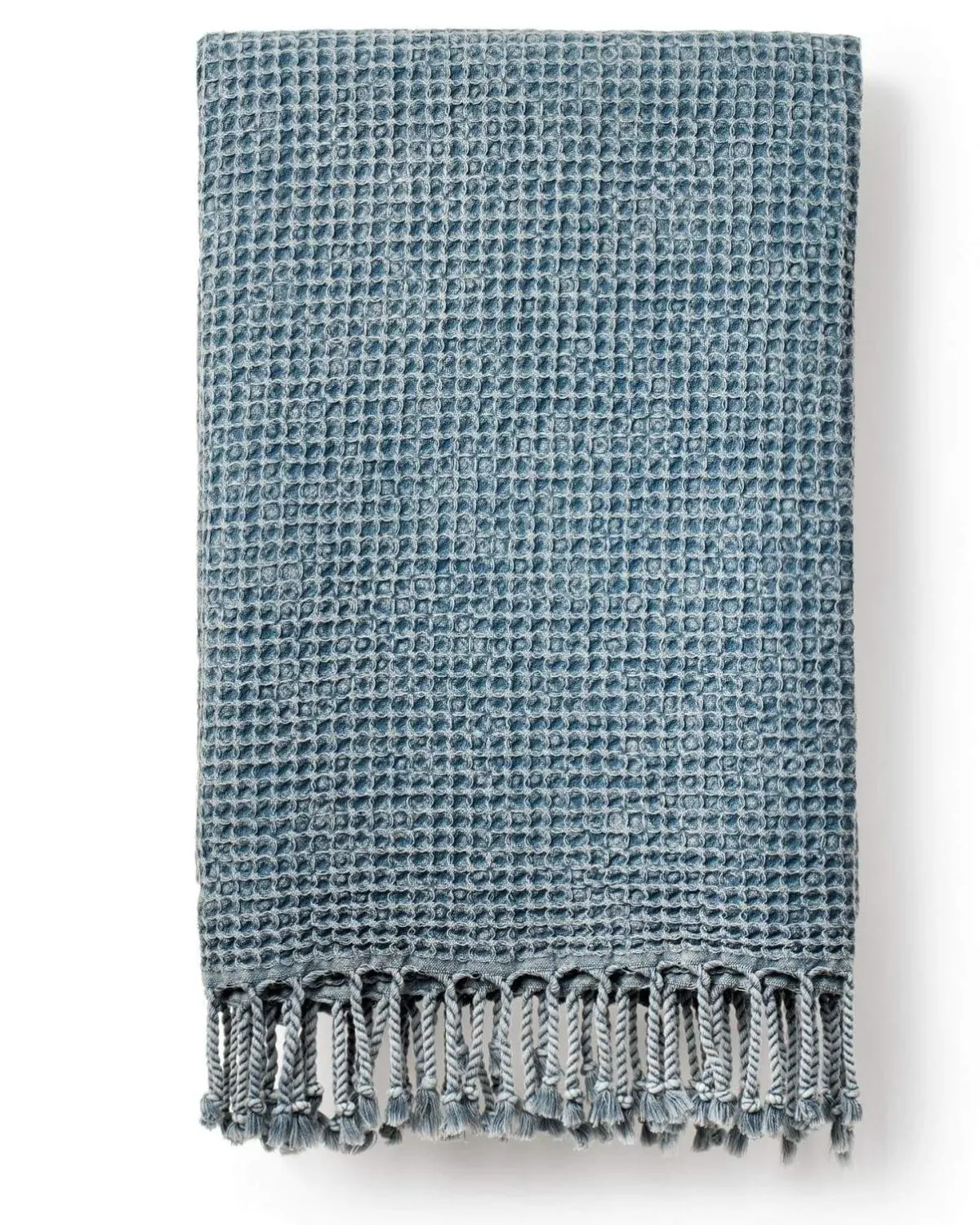 Rulo - Waffle Peshtemal in Marine Blue