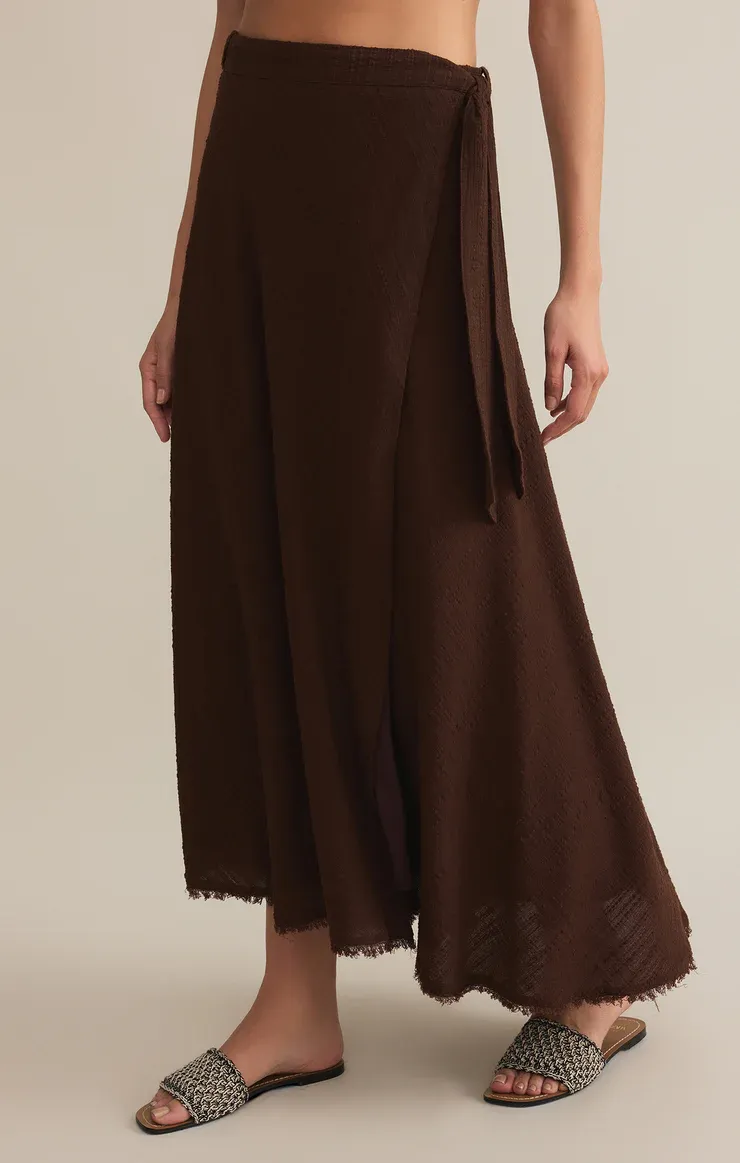 Salerno Wrap Skirt Lava Rock