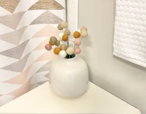 Sienna Boho Felt Ball Bouquet
