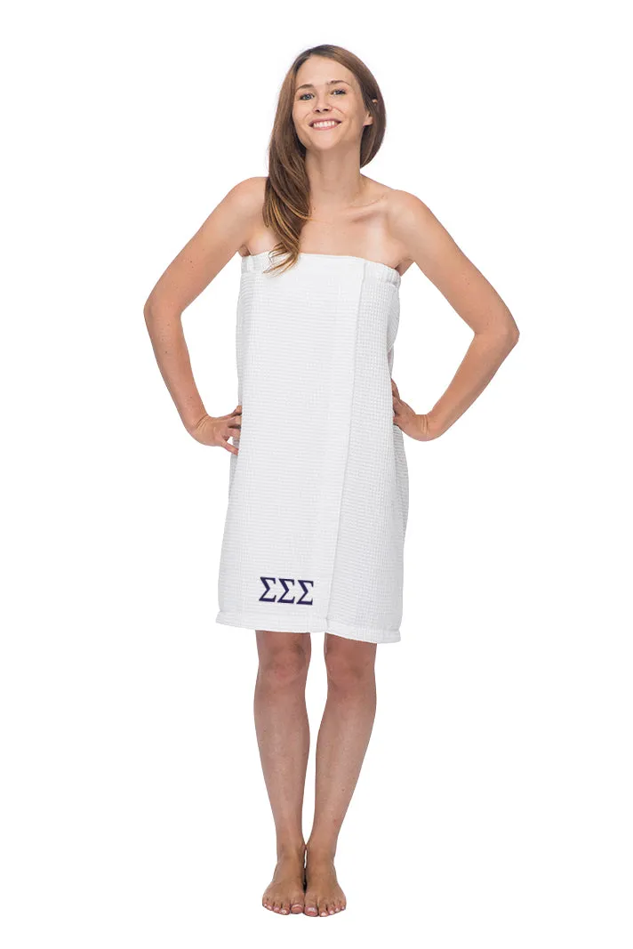 Sigma Sigma Sigma Waffle Spa Wrap