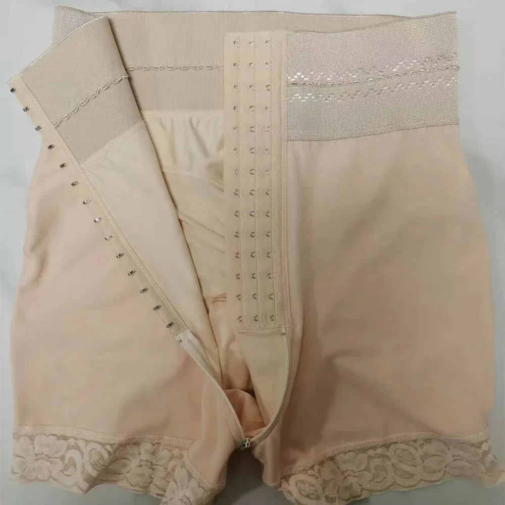 Slimming Fajas Lace Butt Lifter Charming Curves Butt Lifting BBL Hourglass FIgure Short 3 Hooks Waist Trainer