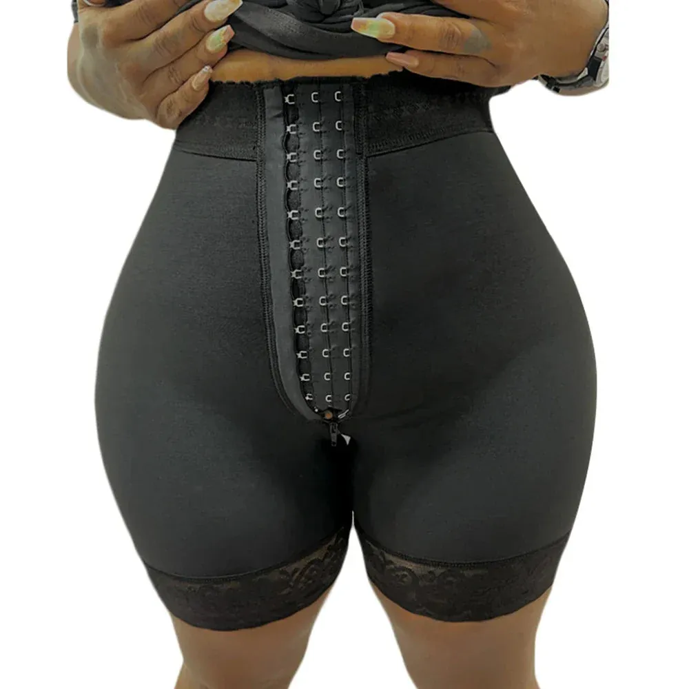 Slimming Fajas Lace Butt Lifter Charming Curves Butt Lifting BBL Hourglass FIgure Short 3 Hooks Waist Trainer
