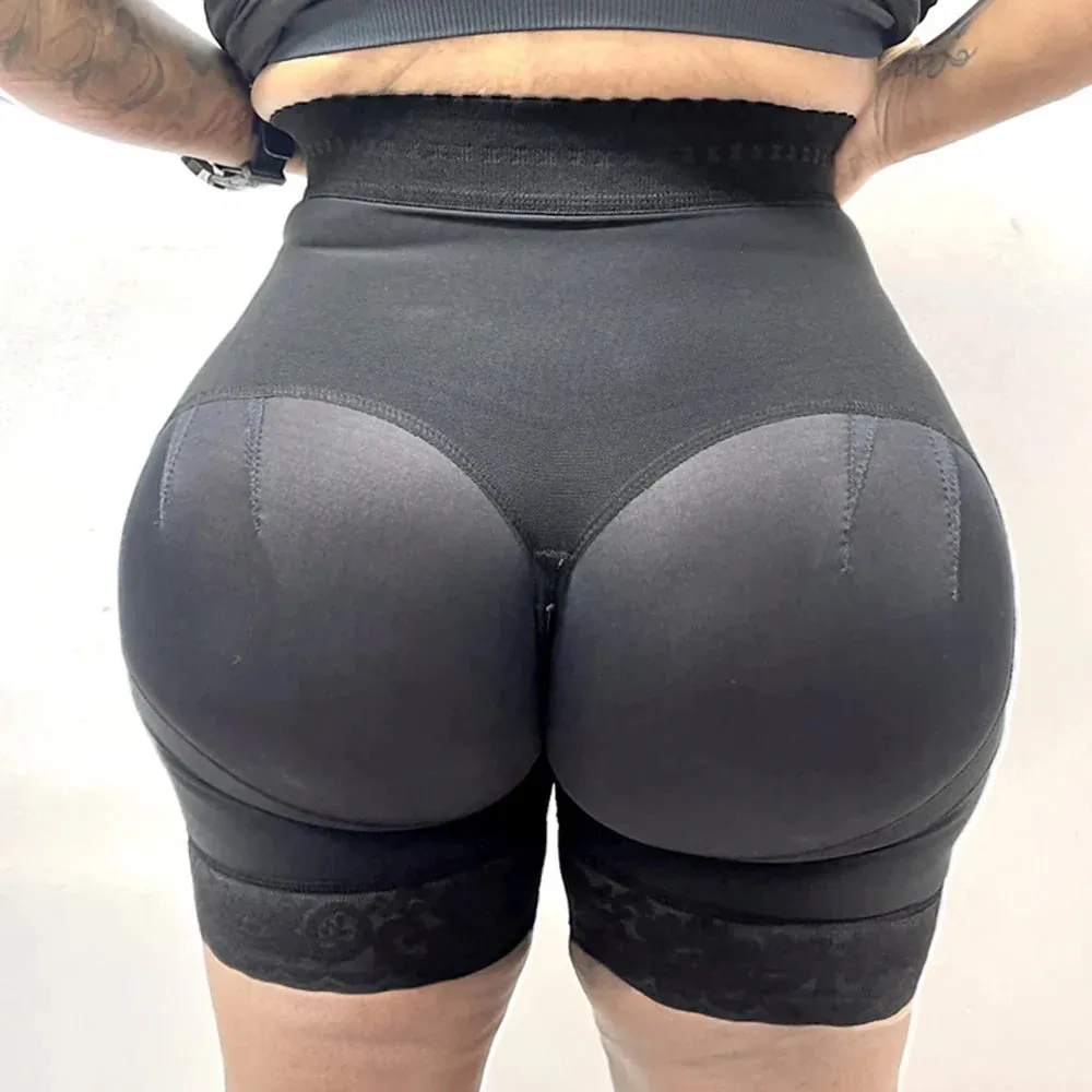 Slimming Fajas Lace Butt Lifter Charming Curves Butt Lifting BBL Hourglass FIgure Short 3 Hooks Waist Trainer
