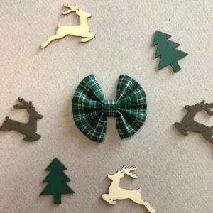 St. Paddy’s Vintage green plaid 2 inch