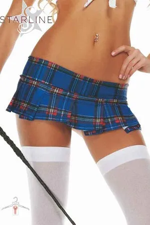 Starline Micro Mini Plaid Skirt SLB2522