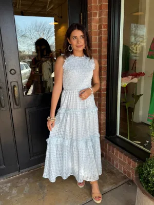Stella Gingham Maxi Dress