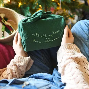 Stitch And Pass Me On Reusable Fabric Gift Wrap