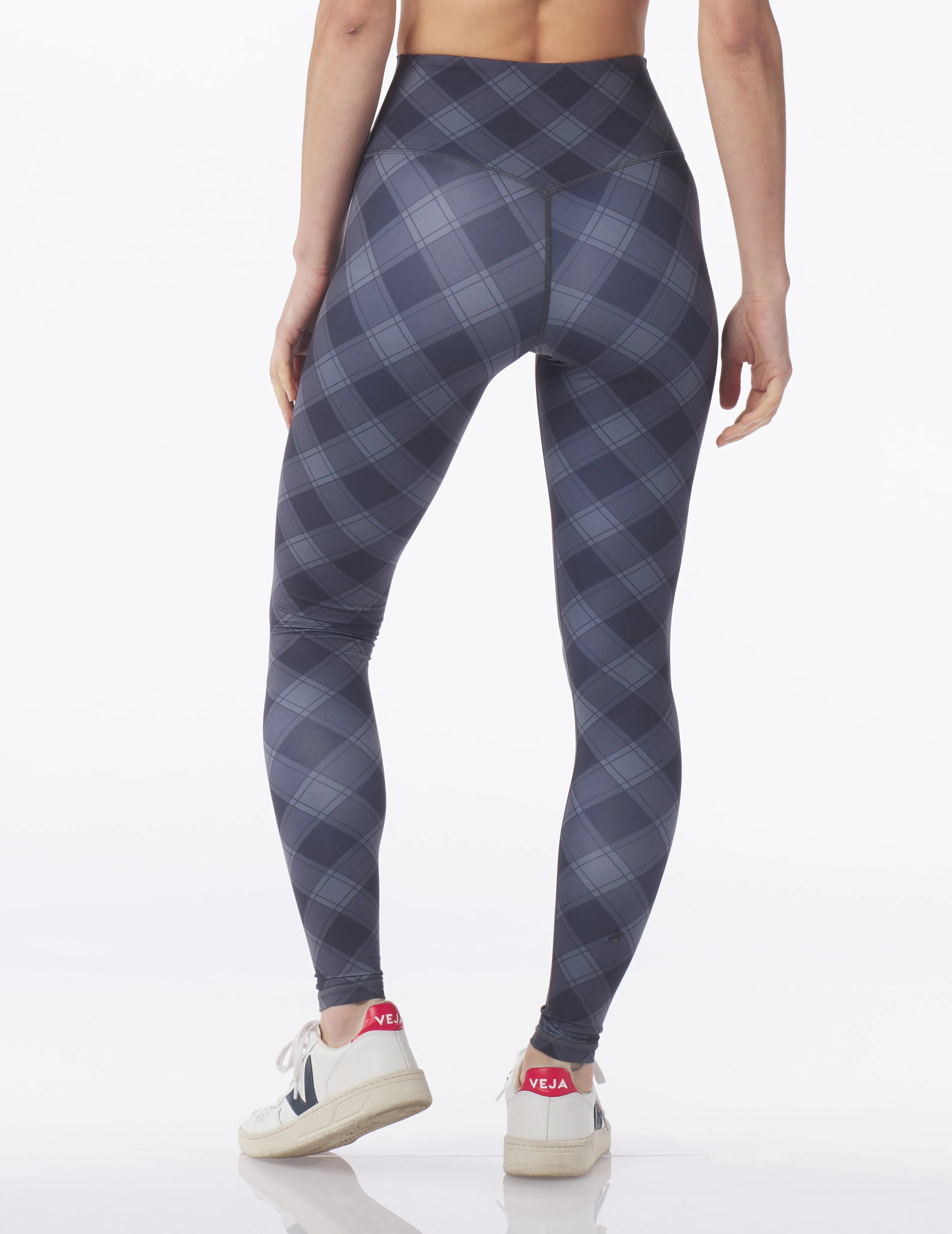 Sultry Legging: Black Buffalo Plaid