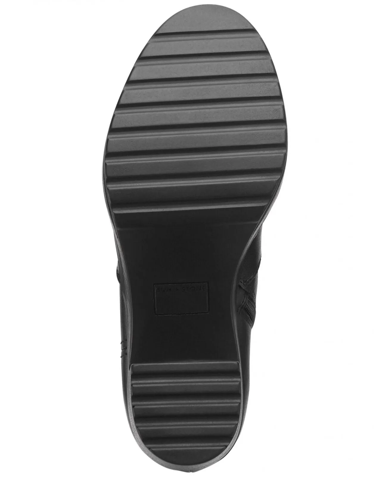 Sun   Stone Womens Kinsley Platform Booties 10014121100 Black 9M