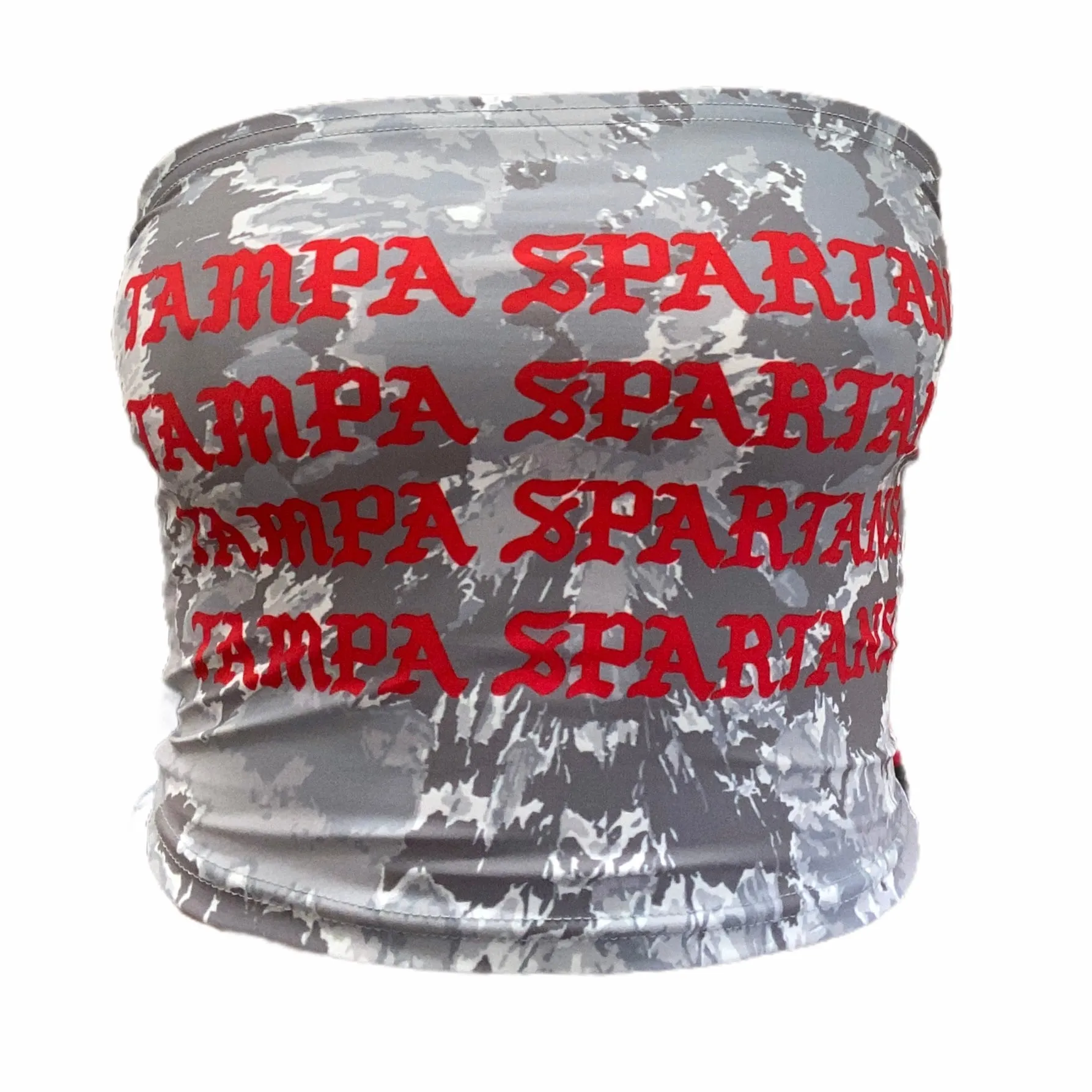 Tampa Spartans Gothic Tie Dye Tube Top