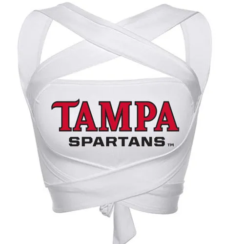 Tampa Spartans White Multi Way Bandeau Top