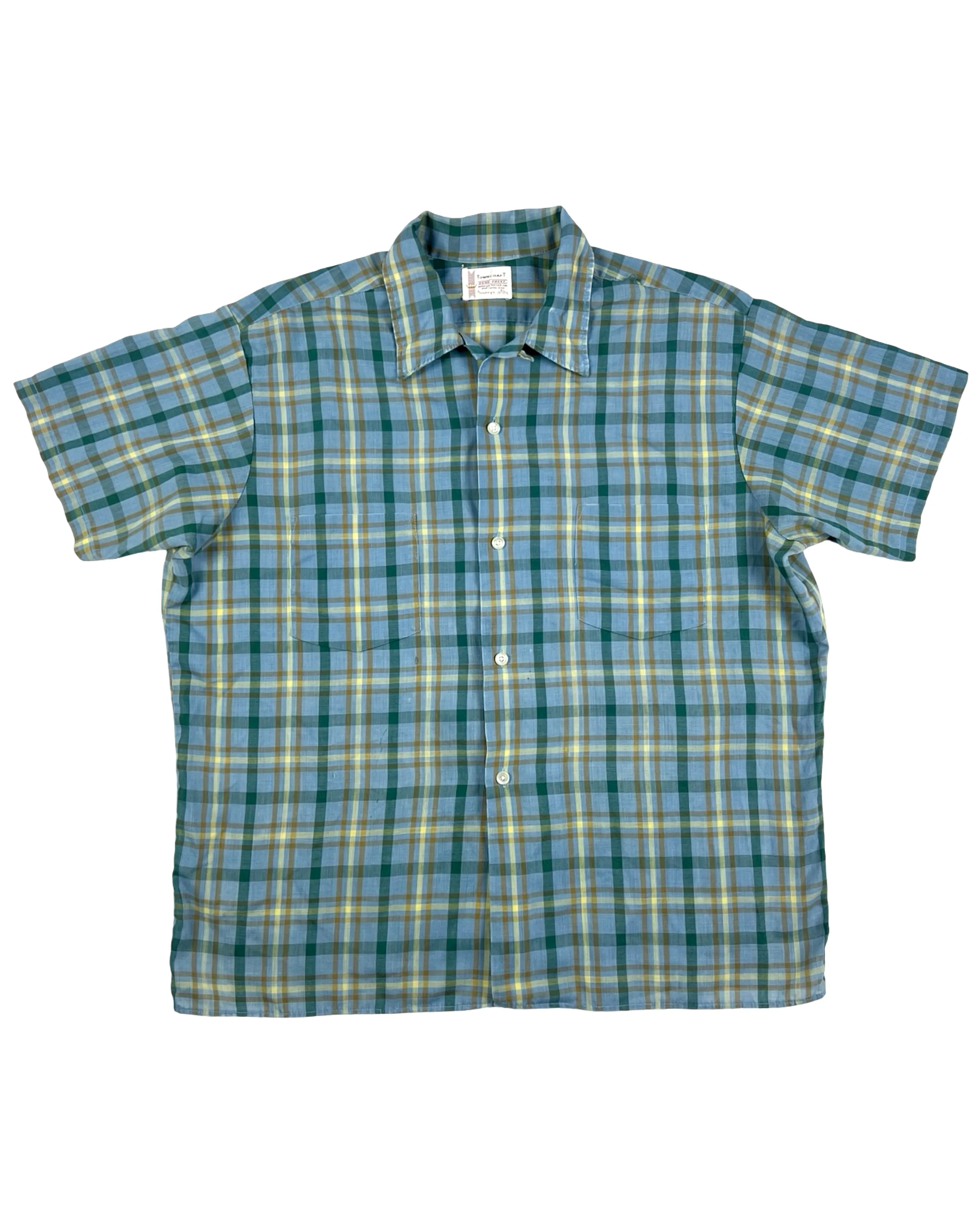 Towncraft Plaid Button Down Shirt