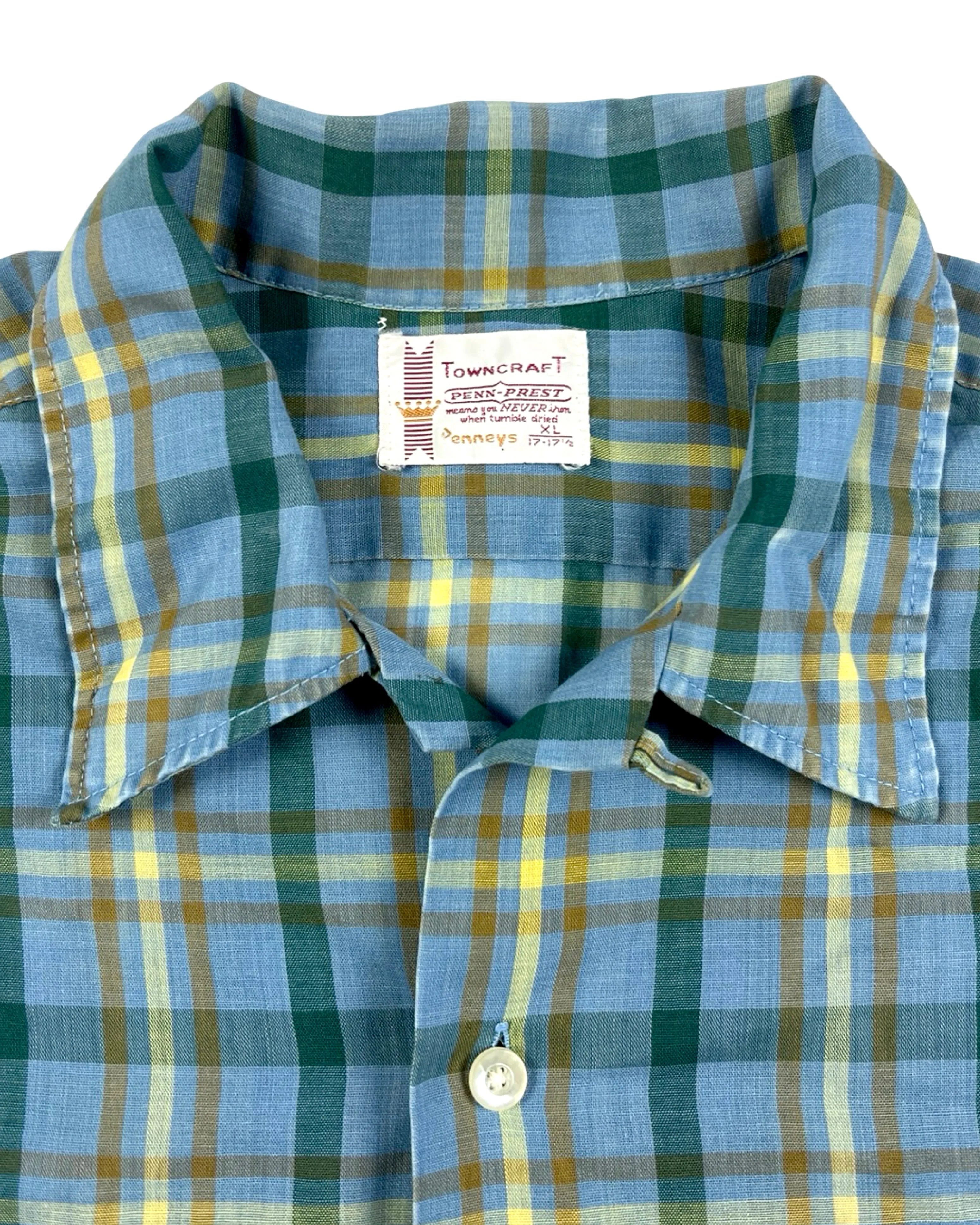 Towncraft Plaid Button Down Shirt