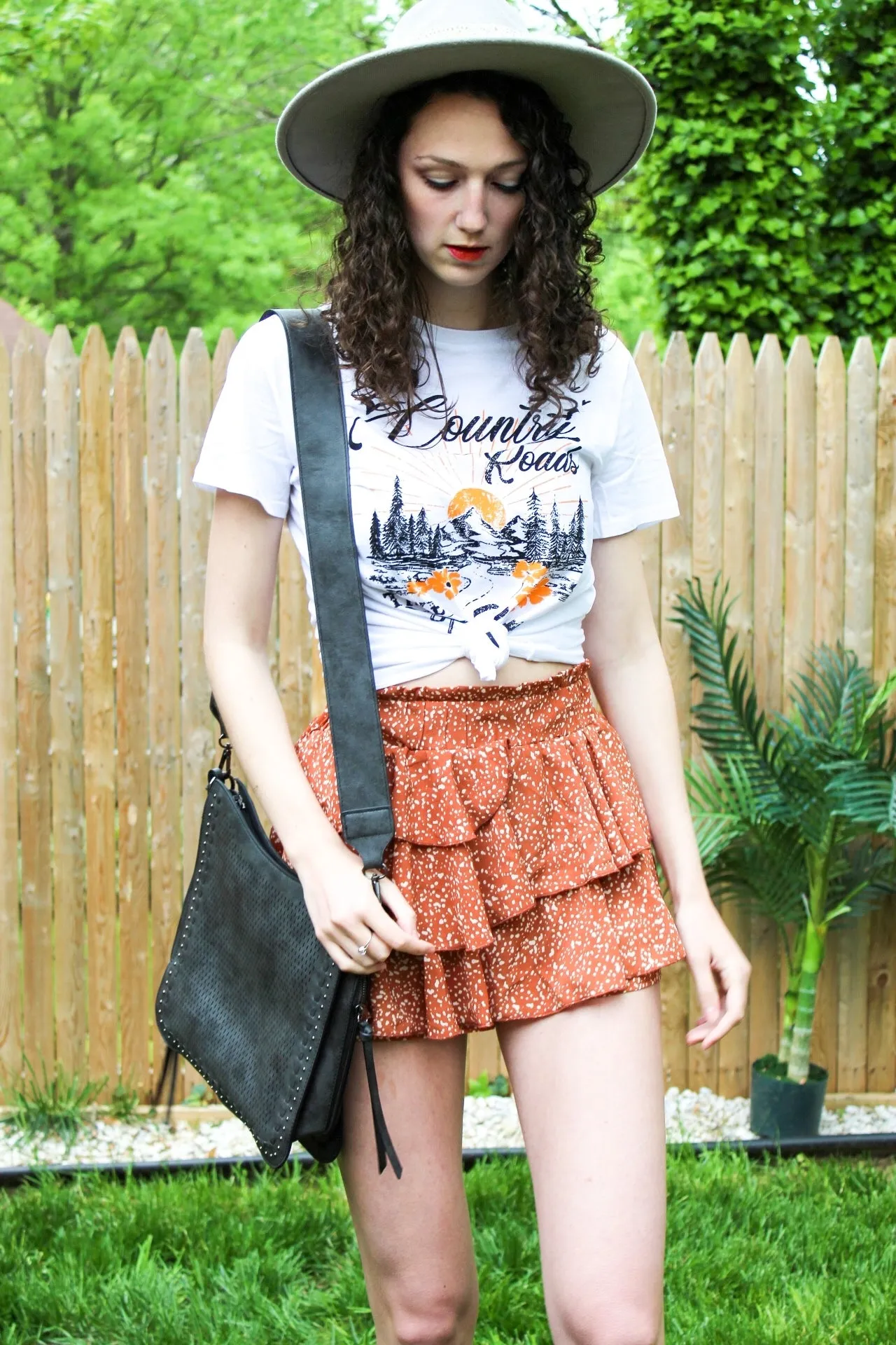 Travelers Daughter Ruffled Skort