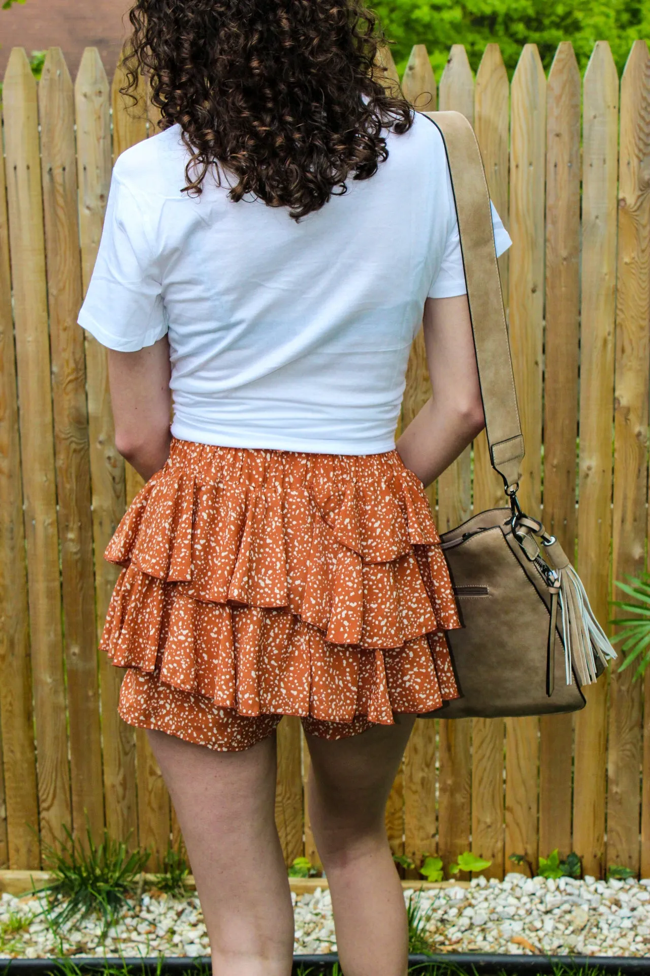 Travelers Daughter Ruffled Skort