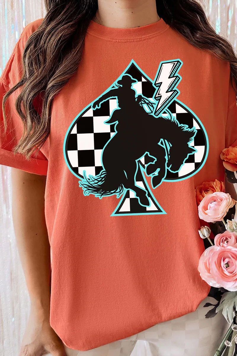 Turquoise Outlaw Comfort Colors Adult Ring-Spun Cotton Tee