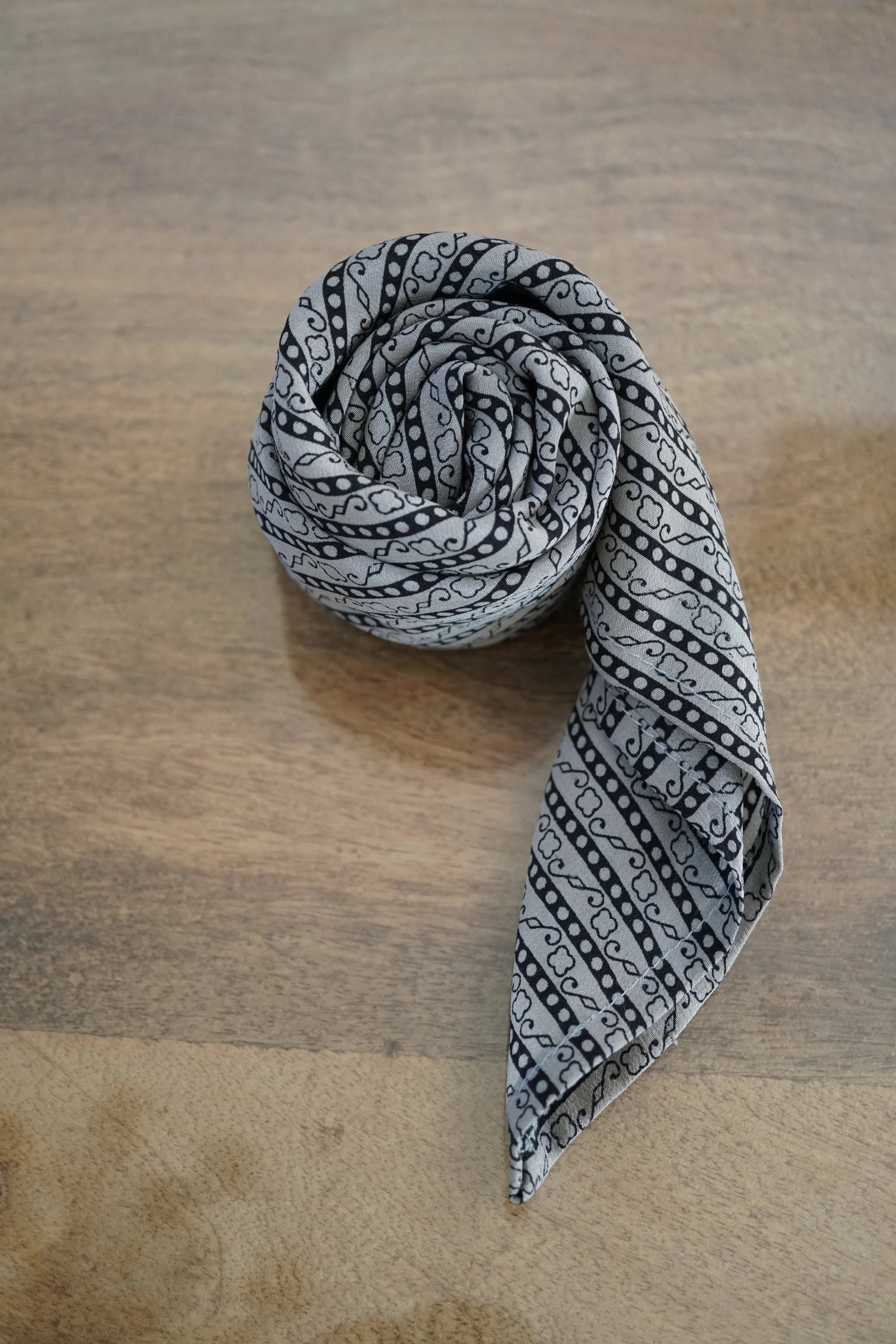 Upcycled Crepe Silk Neckerchief